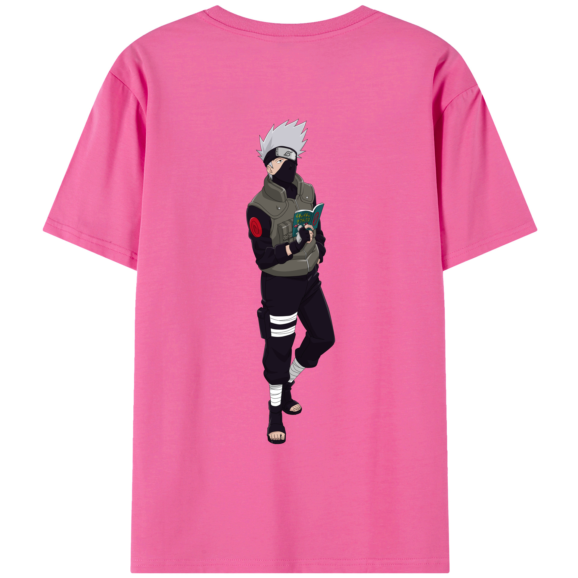 （画像用） NARUTO -ナルト- はたけ カカシ Hatake Kakashi レディース半袖Tシャツ(バックプリント)